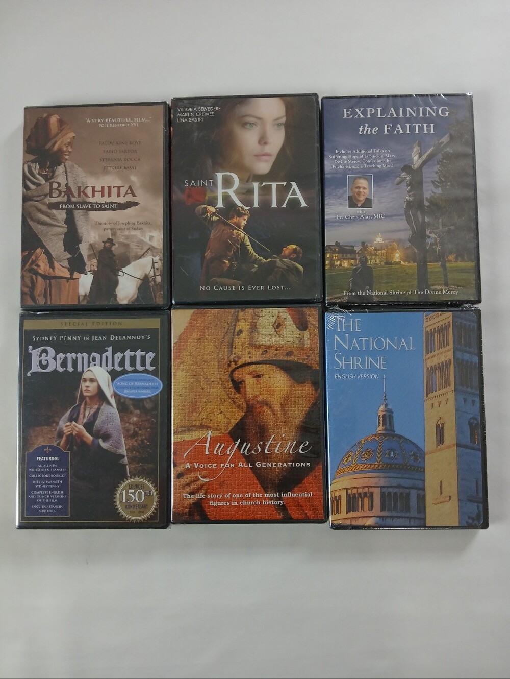 Lot Of 6 New Religious Christian Catholic DVDs